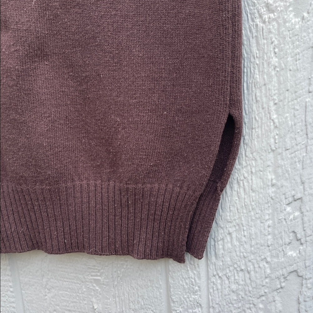 Frankie Shop Brown Sleeveless Turtleneck Sweater Size: M - Picture 7 of 10